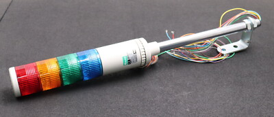 PATLITE Signalturm LME-402FBL-RYGB mit Rot / Gelb / Grün / Blau Horn 24VAC/DC