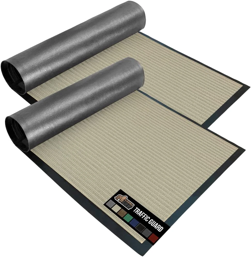 Gorilla Grip Heavy Duty Traffic Guard Doormat, 2 Pack, Durable