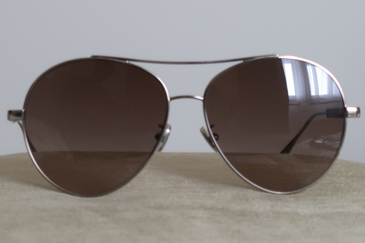 JIMMY CHOO NORIA F/S PILOT SUNGLASSES GOLD RED & CLEAR A 
