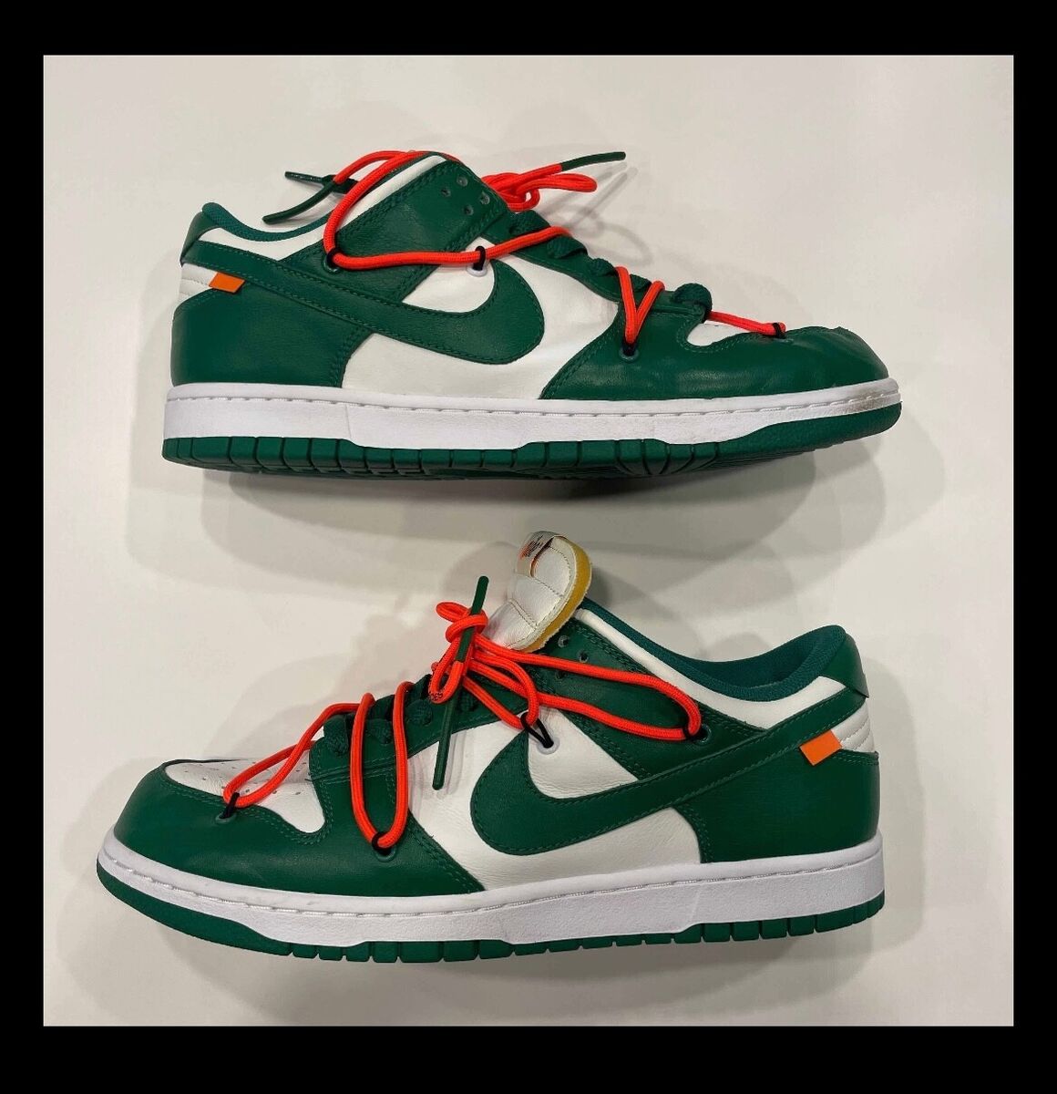 Off-White x Dunk Low 'Pine Green' size US M 11 | eBay Off-White x Dunk Low 'Pine Green' size US M 11 | eBay