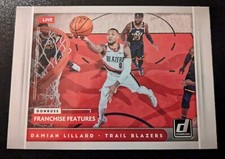2021-22 Panini Donruss Basketball Damian Lillard Franchise Features #14 Blazers