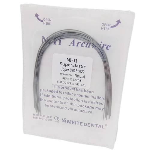 20 Confezioni Fili Arco NITI Super Elastici Dentale Ortodonzia Rettangolare Naturale - Foto 12 di 12