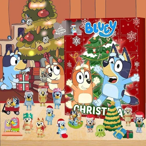 2024 Xmas Bluey Advent Calendar Contains 24 days Calendar Kid Toy Xmas Gift - Picture 7 of 26