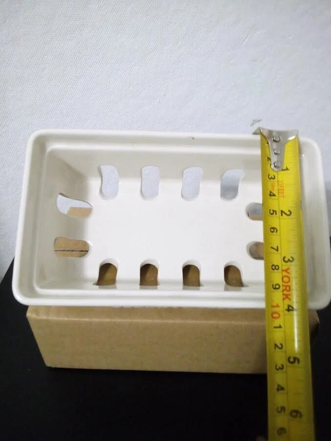 Beekman 1802 肥皂盘陶瓷农舍收纳盒象牙色面霜。 全新带盒。 — 第 3/4 张图片