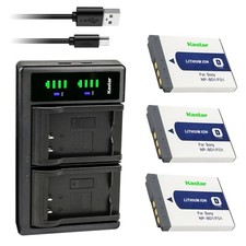 LTD2 Charger 3 battery for Sony BD1 DSC-G3 T2 T70 T75 T77 T90 T200 T300 T500