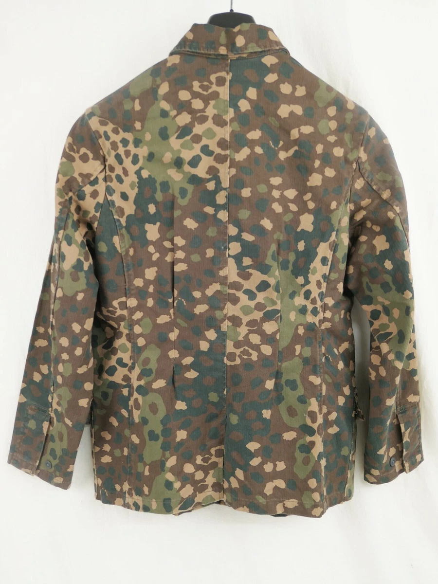 Gr.58 WSS M44 Erbsentarn Feldbluse Tarnjacke Viertaschenrock pea  