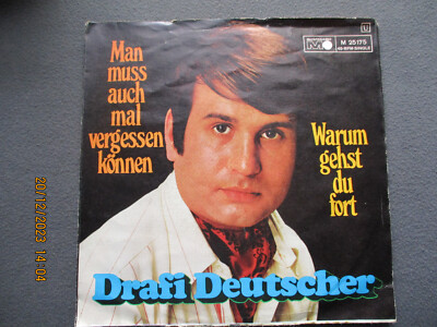 SINGLE  DRAFI DEUTSCHER  MAN MUSS AUCH MAL VERGESSEN KÖNNEN -- WARUM GEHST DU 