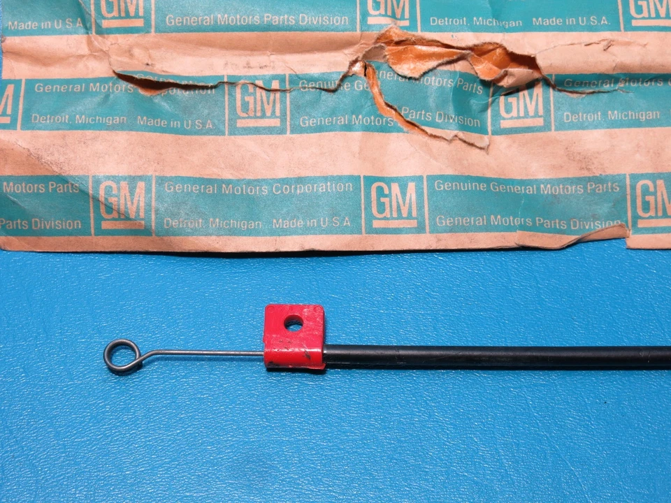 Cable de control de temperatura del calentador de aire acondicionado Pontiac GTO LeMans 1969-1971 NOS GM 9784763 Foto 3 de 4