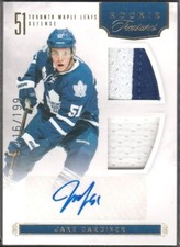 JAKE GARDINER 2011-12 PANINI ROOKIE ANTHOLOGY RC JERSEY AUTO RARE /199 RPA