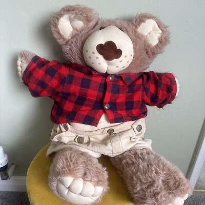 Vintage Furskins Teddy Bear 20'' Cabbage Patch Kids Xavier Roberts 1983 1984
