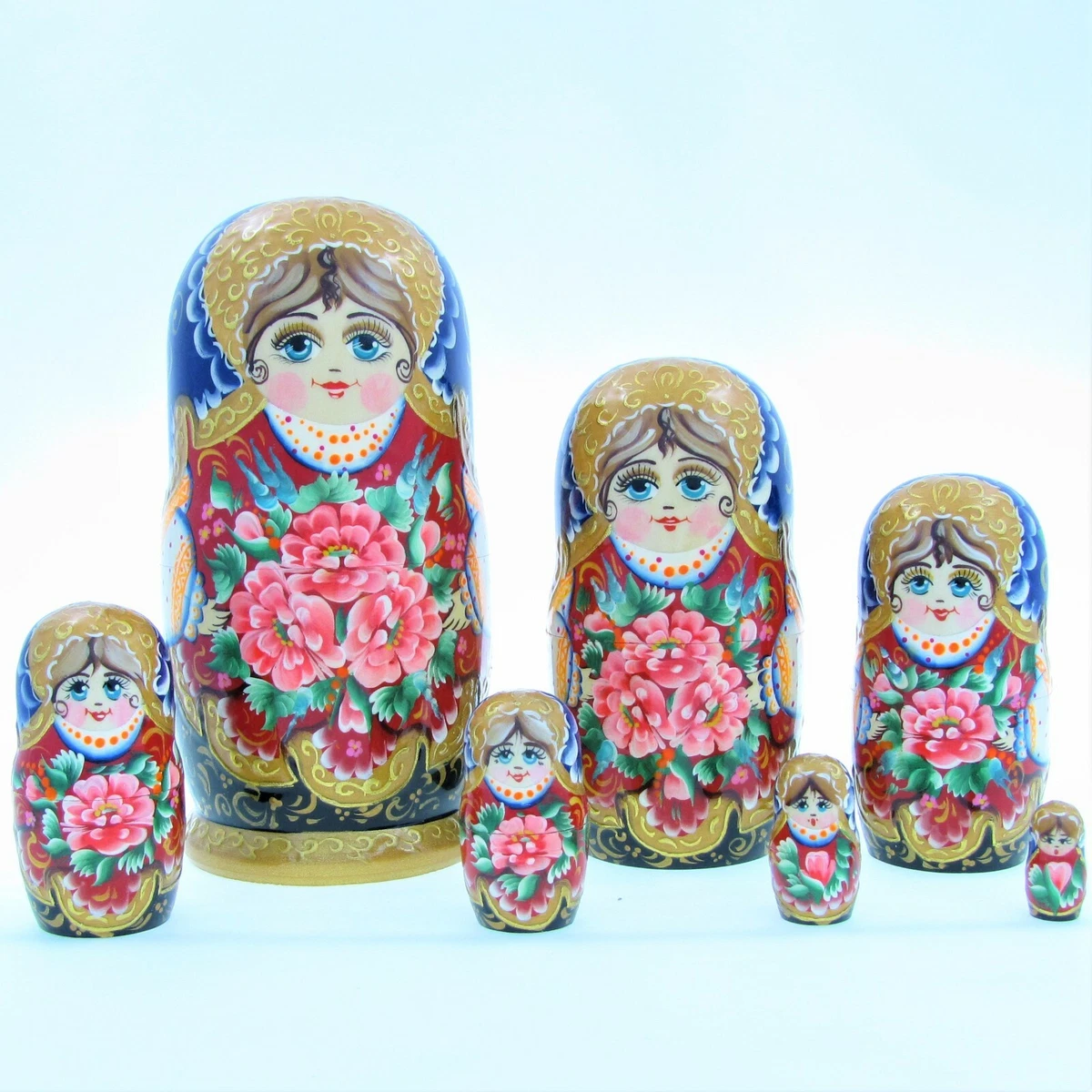 Série de 5 poupées russes / matriochkas Art moderne - Collection