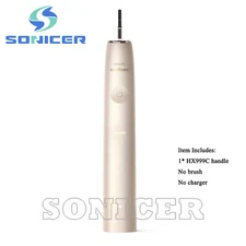 Philips Sonicare Prestige 9900 Sonic Electric Toothbrush Handle HX999C Champagne