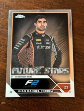2023 Topps Chrome F1 Formula 1 F2 Base Future Stars Juan Manuel Correa #91
