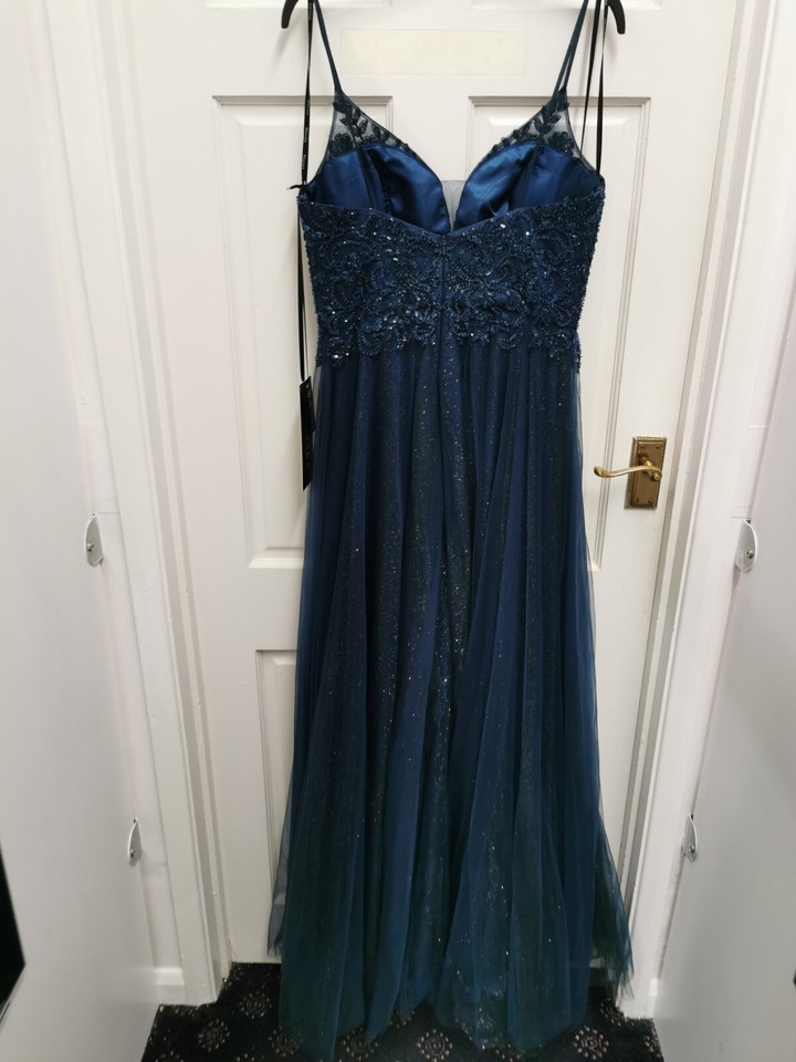 Mascara Mc119013 size 20 forest green Evening dress sparkle tulle NWT