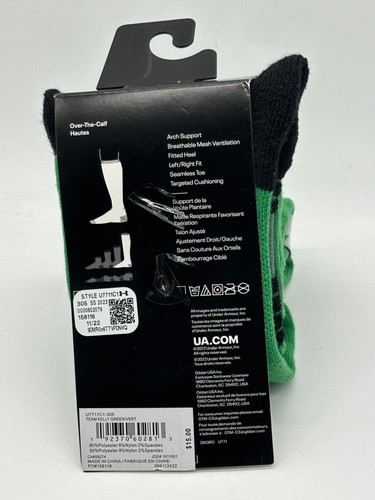 NEW ONE PAIR UNDER ARMOUR UA TEAM YOUTH OVER THE CALF SOCKS SIZE 13.5K-4.5 - Picture 28 of 31