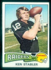 1975 TOPPS #380 KEN STABLER EX