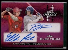 2024 Leaf Electrum #BP-9 Ethan Petry PJ Morlando Base Pair Pink AUTO #10/10