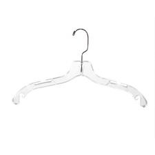 SSWBasics Clothes Hangers - Light Weight Dress Hangers - 17" - Case of 100