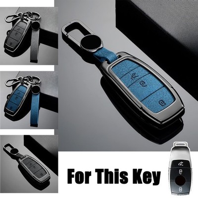 Zinc Alloy Leather Car Key Case Cover For Benz E200 S212 W212 E S E400 W213 A217