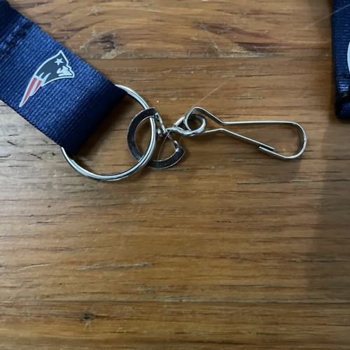 New England Patriots NFL 22" Schlüsselband blau Schlüsselanhänger Nylon Breakaway Football - Bild 3 von 11