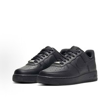 Nike Air Force 1 Low '07 Triple Black Mens Black Sports Sneaker CW2288-001