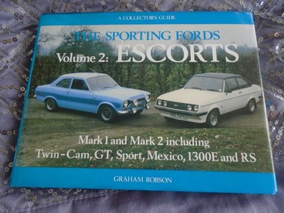 THE SPORTING FORDS VOL 2 ESCORTS MARK 1/2 BOOK INC TWIN CAM MEXICO RS GT SPORT +