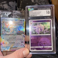 Card Lot Vaporeon and Espeon Pokemon Card Holo Rare