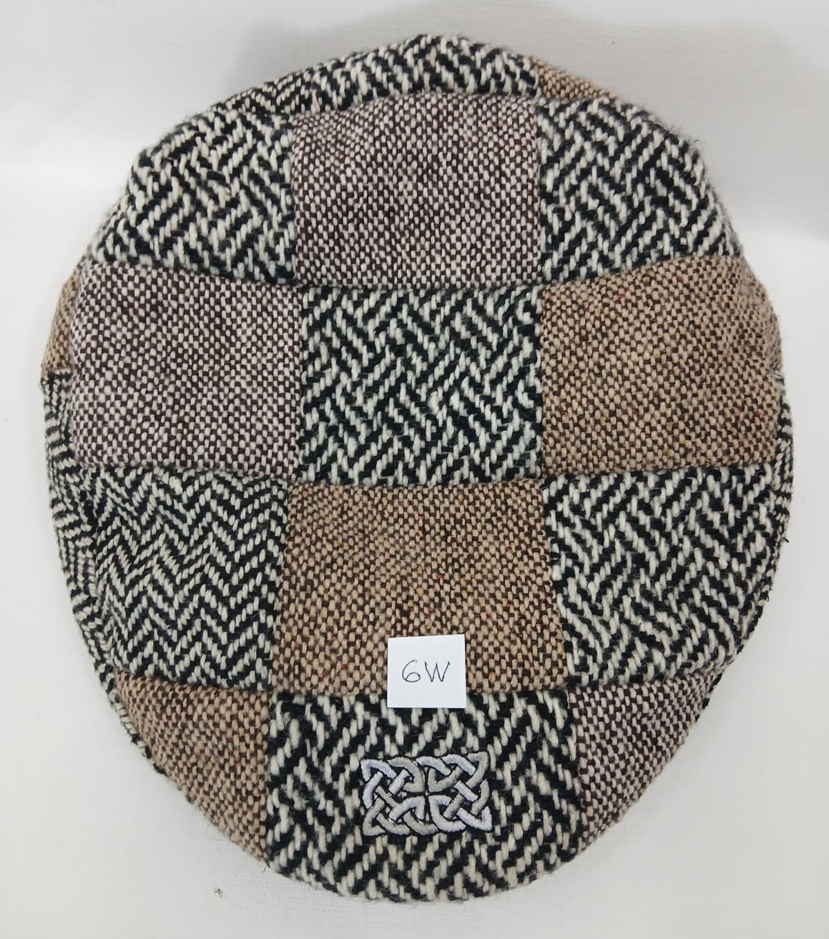 Patrick Francis Multicolor Tweed Patch Flat Cap E… - image 10