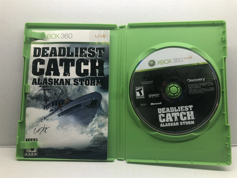 Deadliest Catch: Alaskan Storm (Xbox 360, 2008) Complete Tested Working  - Image 2 of 4