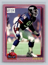 1993 Pro Set Power Update - Power Moves #PMUD44 Michael Brooks New York Giants