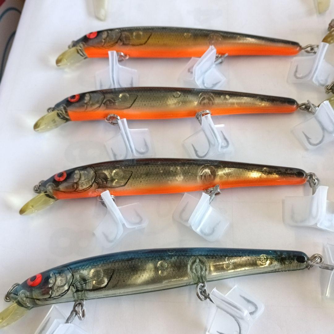 Old Heaton Bowmar Long A 16A Lure Set of 8, Used, JB/Jerkbait - Image 3