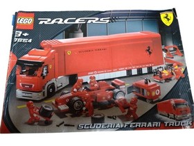 LEGO Racers Scuderia Ferrari Truck 8654 In 2005 Used Retired W/Manual As Is
