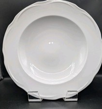 Two 12 Pasta Soup Bowls Pillivuyt A924 Dinnerware Porcelain White France