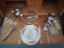 Altes Solingen Bestecksets 18/10 für 10 Personen 60er