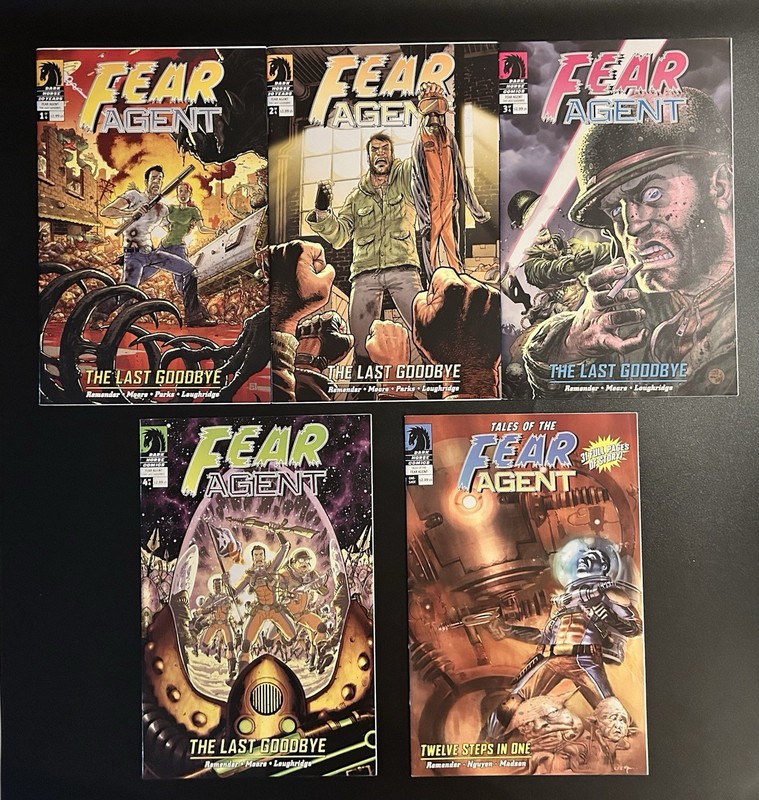 Fear Agent - The Last Goodbye #1-4 | Twelve Steps In One 2007 Dark Horse Comics