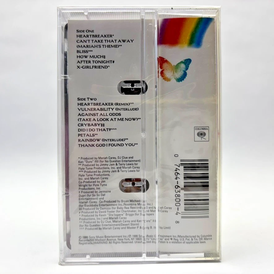 Mariah Carey - Rainbow - 1999 Cassette - Mint, SEALED - Columbia - Image 3 of 3