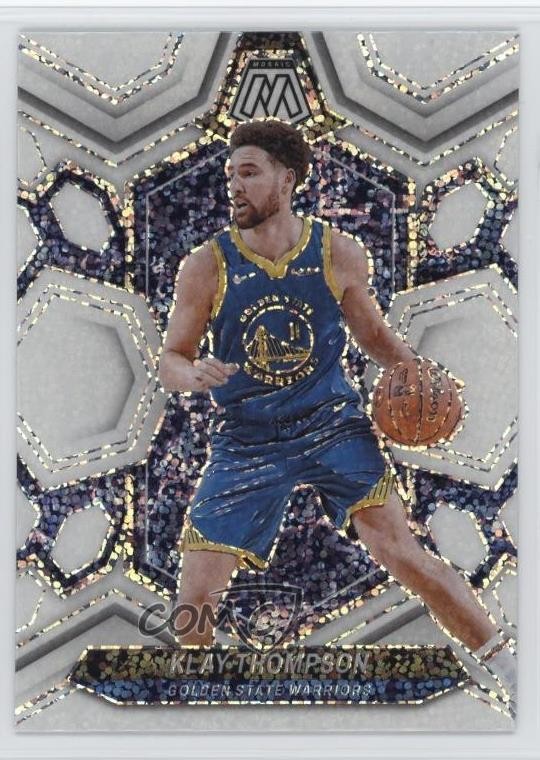 2023-24 Panini Mosaic White Sparkle Prizm Klay Thompson #45 14t3