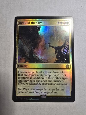 Rebuild the City March of the Machine: The Aftermath Foil