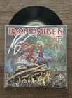 Iron Maiden: Run To The Hills / Total Eclipse 1982 SIGNED 7” Vinyl Single Record