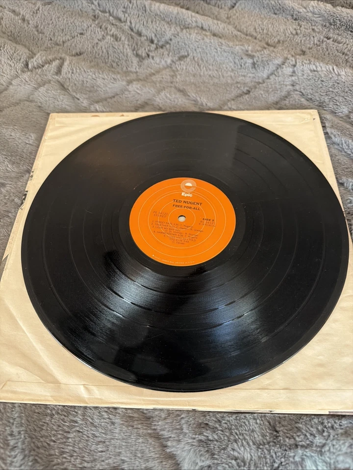 Ted Nugent- Free For All, Vinyl LP 1976 Epic Records PE 34121 USA VG/VG Foto 4 de 4