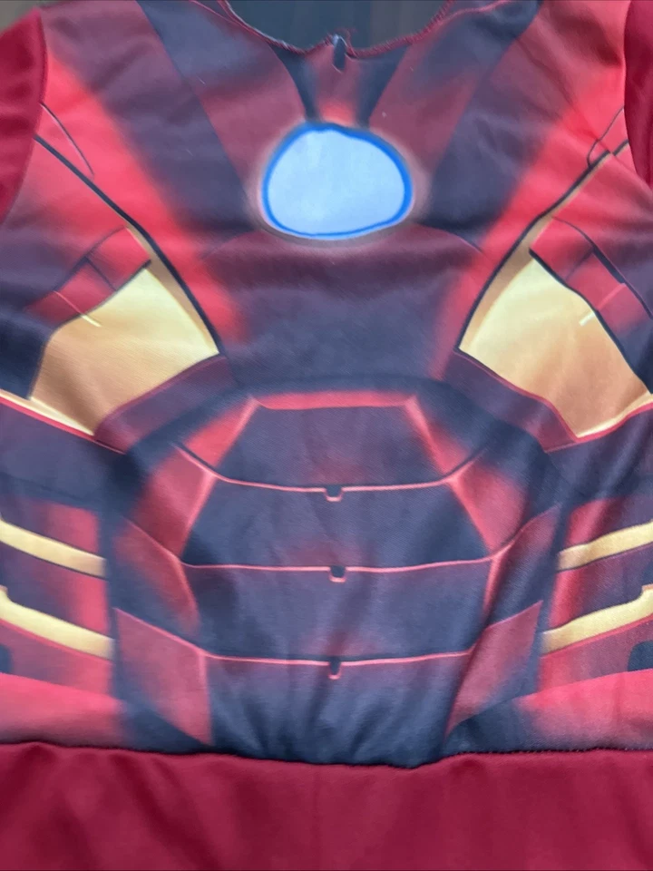 Kids Iron Man costume Marvel Avengers size small 4-6 - Image 3 of 4