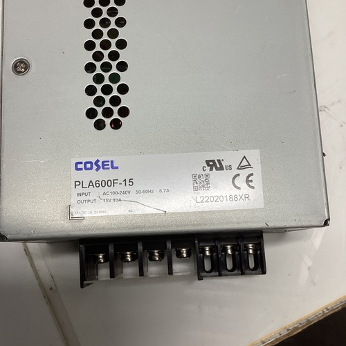PLA600F-15  COSEL  SWITCHING POWER SUPPLY. T-571