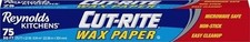 Reynolds Kitchens Cut-Rite Wax Paper 75 Square Foot Roll
