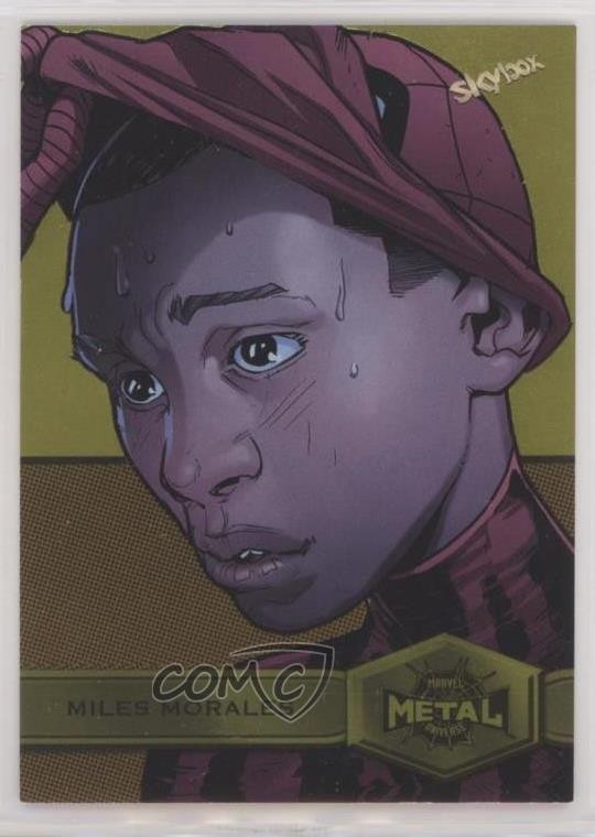 2022 Marvel Metal Universe Spider-Man Yellow Light FX Miles Morales #152 0nr3