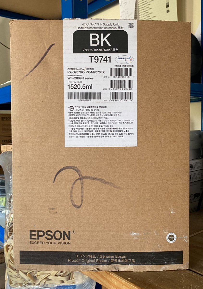 Genuine Epson Ink - T9741 BLACK / PX-S7070X PX-M7070FX (INC VAT) 2022