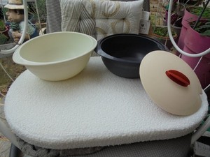 tUPPERWARE Isio-Duo Thermo Suppenkanne Hülsenfrüchte Servierplatte 3L1 & 4L5