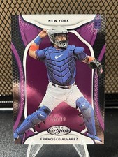 Francisco Alvarez 2023 Panini Chronicles Certified Baseball Rookie Purple /49