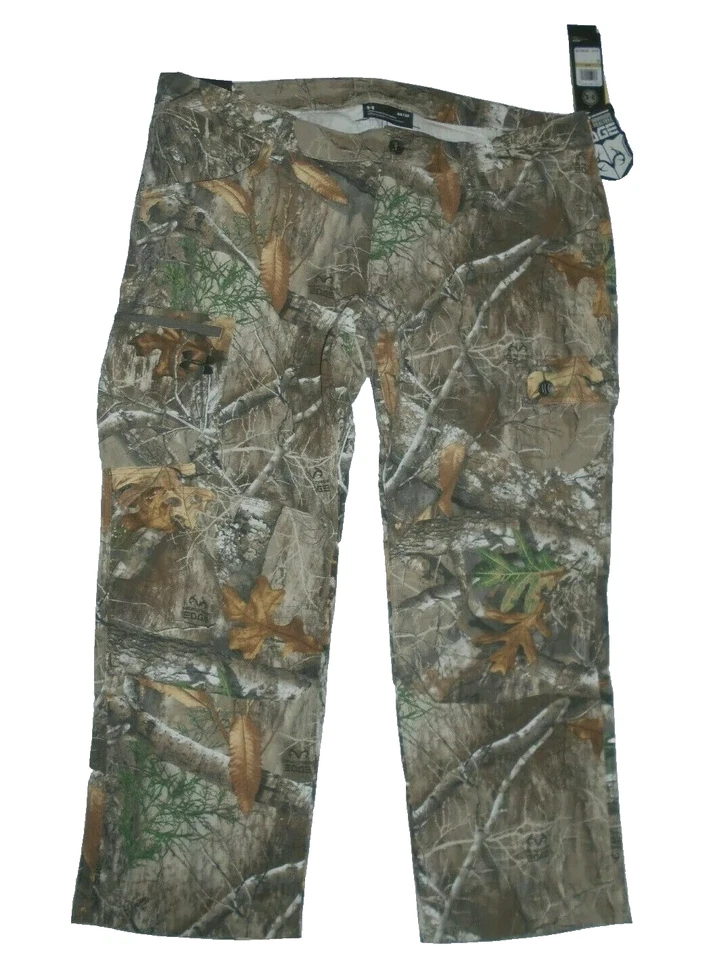 Under Armour mens Camo Field Ops Hunting Pants - 44 x 30 -Realtree Edge - Image 2 of 4