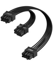 CPU Power Cable 18AWG 8Pin To 8Pin 60cm To 20cm 8 Pin 4 4 For Corsair PSU Blk