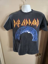 RARE VINTAGE 1992 DEF LEPPARD ADRENALIZE SHIRT SZ Large BLACK ROCK N ROLL